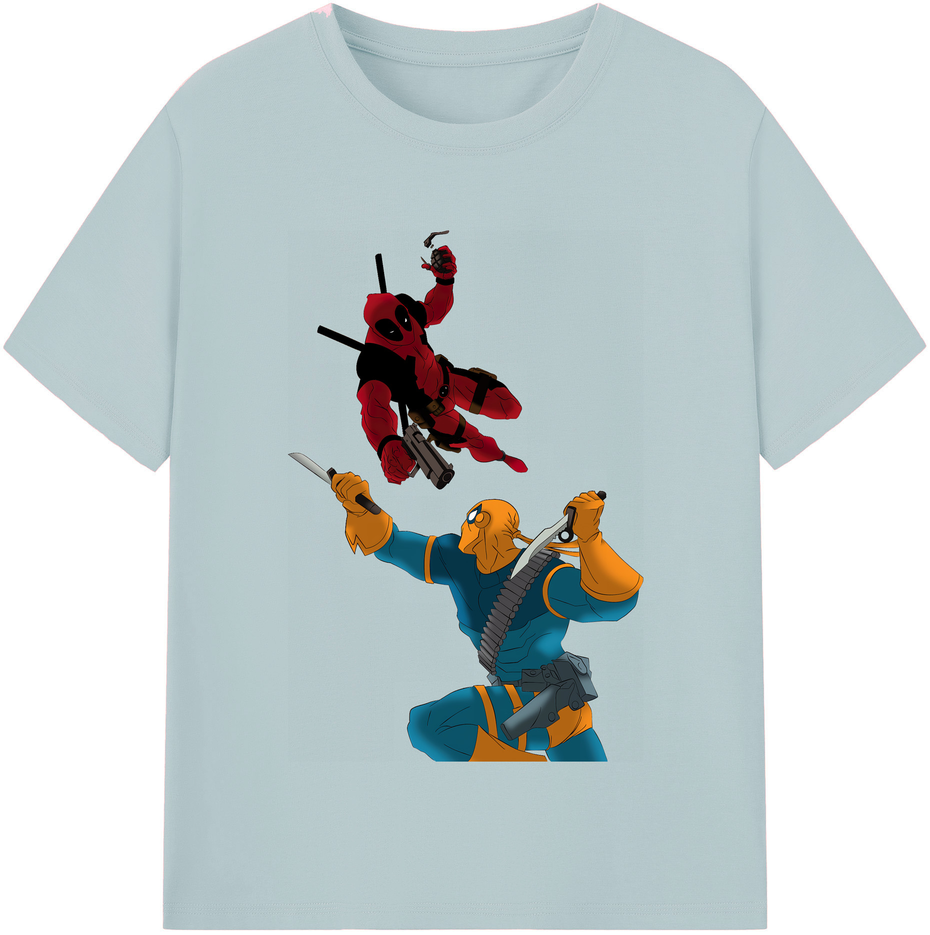 （画像用） Deadpool デッドプール 綿100％半袖Tシャツ（フロントプリント）